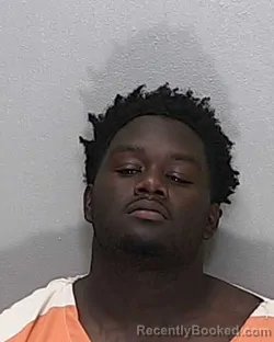 Mugshot of Aavion Jakei Kinsler booked in Marion County, Florida on August 12, 2026