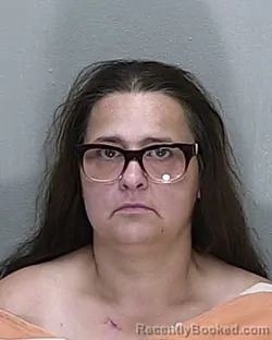 Mugshot of Danielle Louise Whalen booked in Marion County, Florida on August 12, 2026