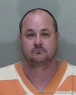 Mugshot of Brandon Leon Jones booked in Marion County, Florida on August 13, 2026