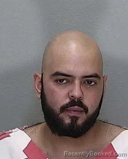 Mugshot of Deivis Munoz Hernandez booked in Marion County, Florida on August 13, 2026