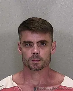 Mugshot of Joshua Matthew Stroud booked in Marion County, Florida on August 13, 2026
