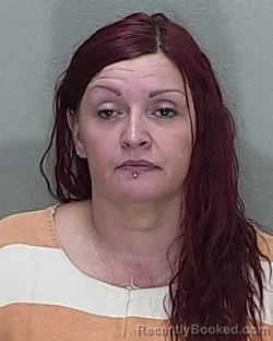 Mugshot of Amanda Kate Starks booked in Marion County, Florida on August 13, 2026