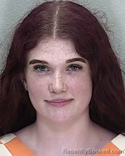 Mugshot of Ivy Sydenstricks booked in Marion County, Florida on August 13, 2026