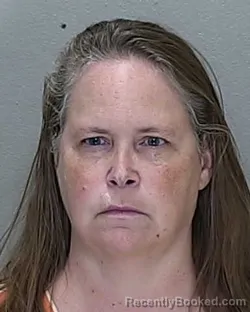 Mugshot of Laurie D Webb booked in Marion County, Florida on August 14, 2026