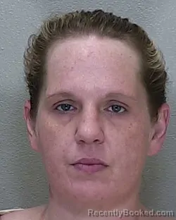 Mugshot of Jessica Lee Starling booked in Marion County, Florida on August 14, 2026