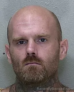 Mugshot of Justin Gregg Crouch booked in Marion County, Florida on August 14, 2026