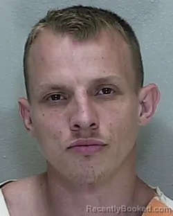Mugshot of Brandon Lee Hall booked in Marion County, Florida on August 15, 2026