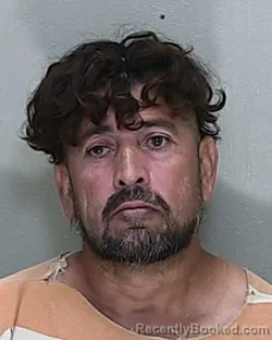 Mugshot of Jorge Enrique Cervantes Lizarraga booked in Marion County, Florida on August 15, 2026