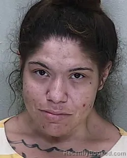 Mugshot of Ashley Amber Desirea Colon booked in Marion County, Florida on August 16, 2026