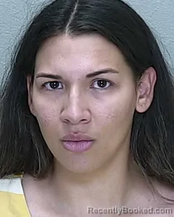 Mugshot of Nazaire Jazmine Rivera booked in Marion County, Florida on August 16, 2026
