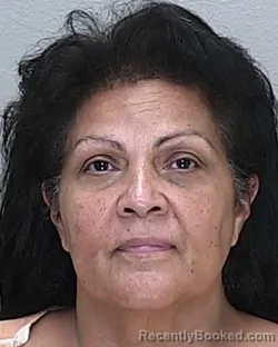 Mugshot of Migdalia Candelario booked in Marion County, Florida on August 16, 2026