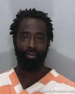 Mugshot of Brenton Marcel Morris booked in Marion County, Florida on August 16, 2026