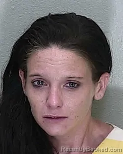 Mugshot of Erica Lee Marble booked in Marion County, Florida on August 18, 2026