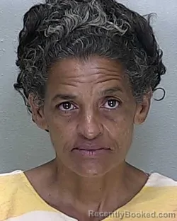 Mugshot of Juliet Maria Mugica-Torres booked in Marion County, Florida on August 18, 2026