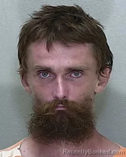 Mugshot of Austin Clay Sartain booked in Marion County, Florida on August 18, 2026