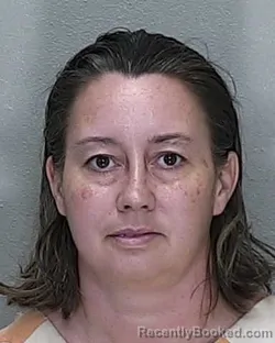 Mugshot of Jennifer Marie Coburn booked in Marion County, Florida on August 19, 2026