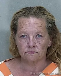 Mugshot of Sharon Heather Kent booked in Marion County, Florida on August 19, 2026