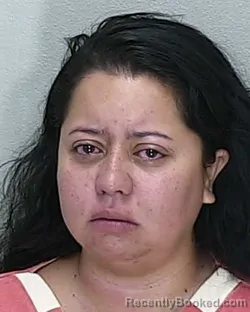Mugshot of Carol Yuliana Cruz-Gantiva booked in Marion County, Florida on August 20, 2026