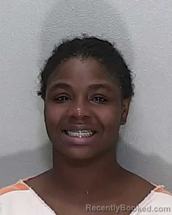 Mugshot of Jania Alexandria Murry booked in Marion County, Florida on August 20, 2026