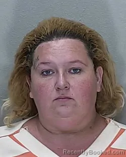 Mugshot of Jennifer Rees Blackburn booked in Marion County, Florida on August 20, 2026