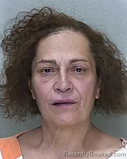 Mugshot of Maria Carmen Pedicini booked in Marion County, Florida on August 21, 2026