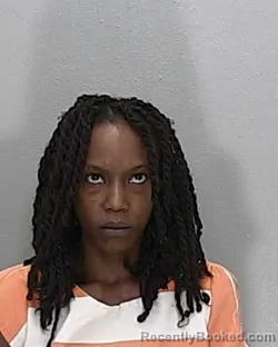 Mugshot of Kareena Louise Jones booked in Marion County, Florida on August 21, 2026