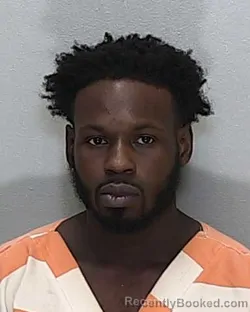 Mugshot of Di'shon Je'chonias Barnes booked in Marion County, Florida on August 21, 2026