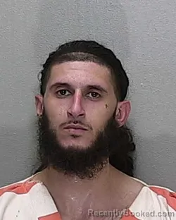 Mugshot of Christopher Luis Morales booked in Marion County, Florida on August 22, 2026