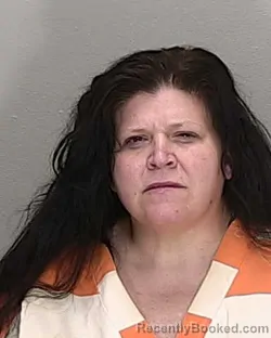 Mugshot of Lilly Jeanne Lowe booked in Marion County, Florida on August 23, 2026