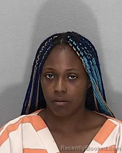 Mugshot of Nakia Valentine booked in Marion County, Florida on August 23, 2026
