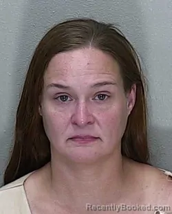 Mugshot of Kelli Jo Pinnock booked in Marion County, Florida on August 26, 2026