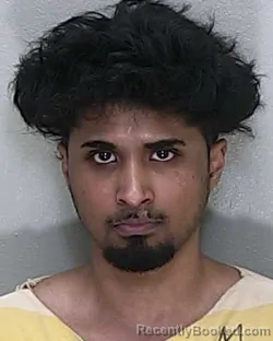 Mugshot of Lawrence Gangaram booked in Marion County, Florida on August 26, 2026