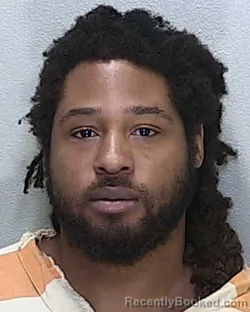 Mugshot of Kyshon Jamel Walker booked in Marion County, Florida on September 12, 2026