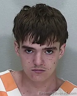 Mugshot of Luke Michael Trahan booked in Marion County, Florida on September 14, 2026