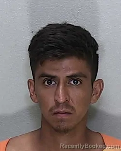 Mugshot of Otoniel Wilson Aguilar Velasco booked in Marion County, Florida on September 14, 2026