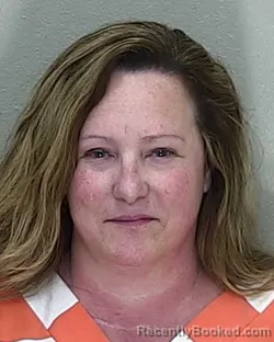 Mugshot of Amy Lynn Hanrahan booked in Marion County, Florida on September 15, 2026