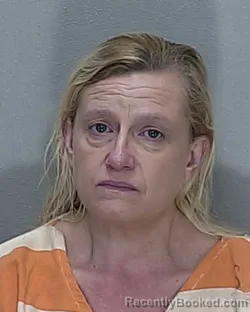Mugshot of Marion Louise Pond booked in Marion County, Florida on September 15, 2026