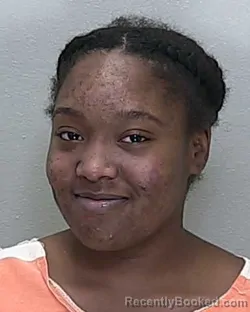 Mugshot of Martajah Taytianna Lightsey booked in Marion County, Florida on September 15, 2026