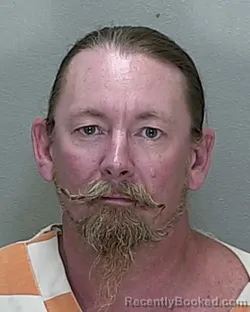 Mugshot of Ryan Erich Blumhardt booked in Marion County, Florida on September 15, 2026