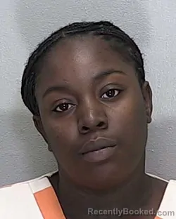 Mugshot of Aliyah Lynell Knita Jenkins booked in Marion County, Florida on September 19, 2026