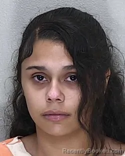 Mugshot of Desirae Alise Jimenez May booked in Marion County, Florida on September 21, 2026
