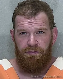 Mugshot of Nathan Ray Volk booked in Marion County, Florida on September 22, 2026