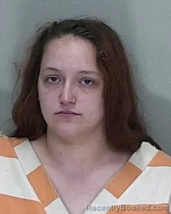 Mugshot of Summer Elaine Helm booked in Marion County, Florida on September 23, 2026