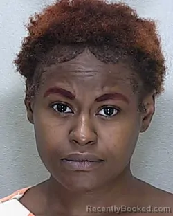 Mugshot of Jorduan Khristine Moralli booked in Marion County, Florida on September 24, 2026