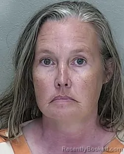 Mugshot of Jennifer Lynn Dunn booked in Marion County, Florida on September 24, 2026