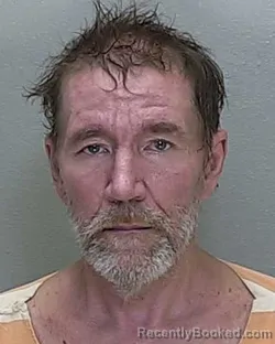 Mugshot of Edwin Earl Wyzga booked in Marion County, Florida on September 24, 2026