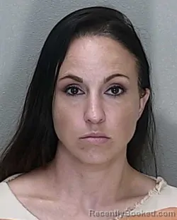 Mugshot of Jenessa Marie Tamargo booked in Marion County, Florida on September 24, 2026