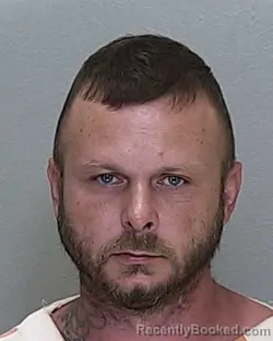 Mugshot of Corey Lewis Platt booked in Marion County, Florida on September 24, 2026