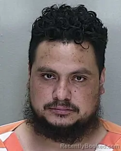 Mugshot of Lubden Roelmer Villatoro Ramirez booked in Marion County, Florida on September 25, 2026