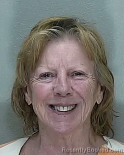 Mugshot of Sandra Kemp booked in Marion County, Florida on September 25, 2026